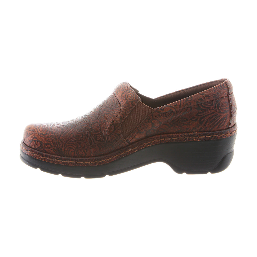 Naples | Brown Floral Tooled