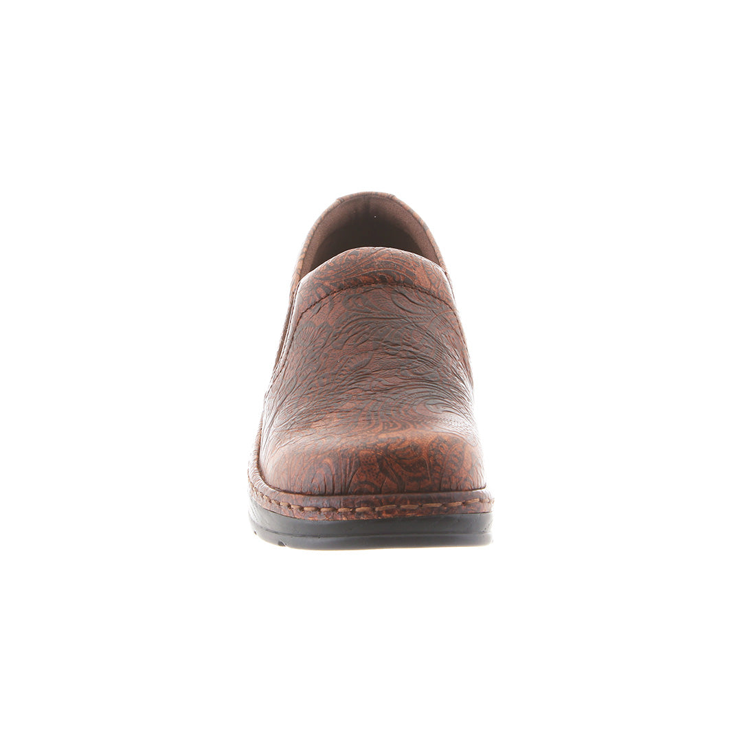 Naples | Brown Floral Tooled