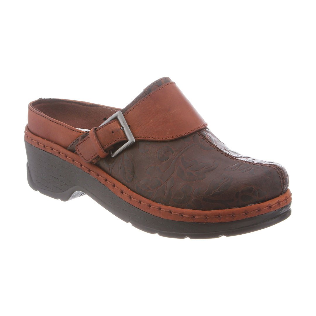 Austin | Brown Floral Tooled