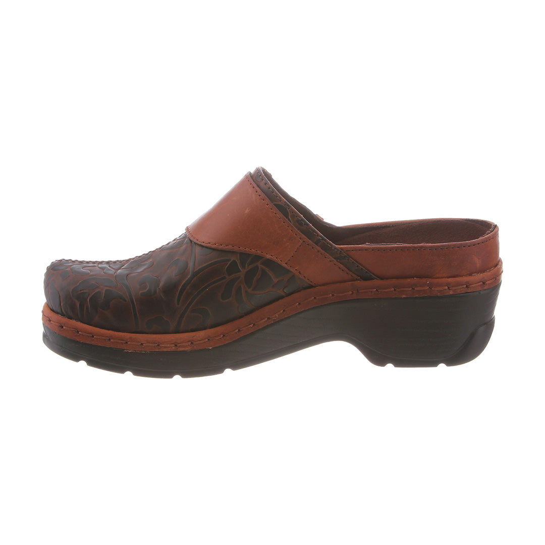 Austin | Brown Floral Tooled