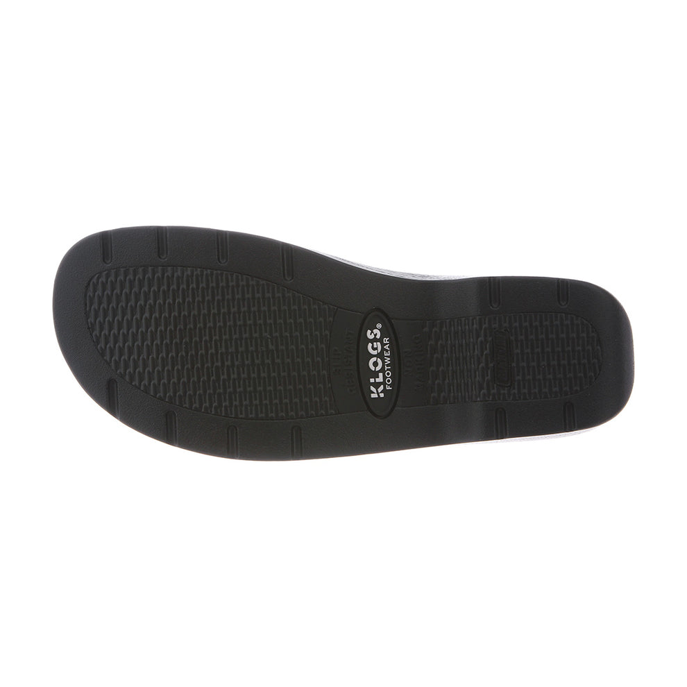 KOS CLOG IN BLACK CALFSKIN