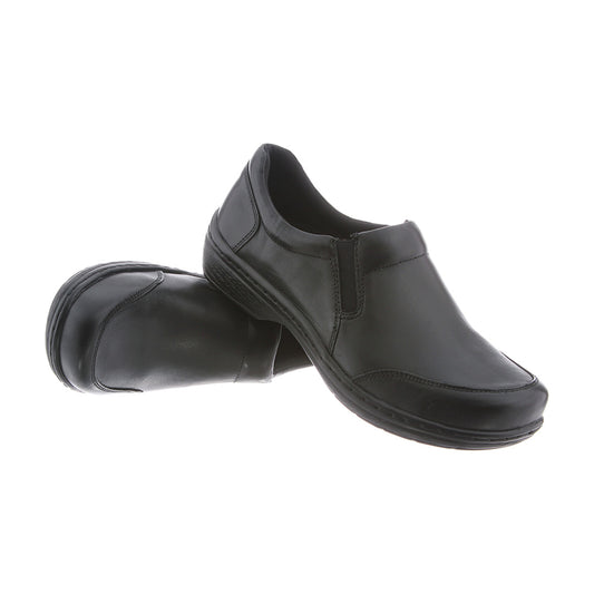 Pair of Arbor men's shoes, featuring a closed heel design for a secure fit, quality leather upper, and an orthotic-friendly insole. Perfect for professional men seeking all-day comfort and style